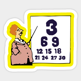 The Magic Number Sticker